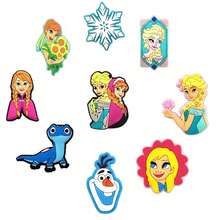 Anna Shoe Charms PVC Anime Frozen Princess & Olaf Decoration Shoe Charms Wholesale - Multicolor - View 3