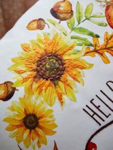 1件感恩節花環南瓜刺繡枕套,Hello Fall 感恩節枕套,適合室內裝飾,感恩節裝飾,四季通用枕套,不含枕芯 - 彩色 - 查看 7
