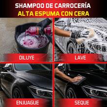 Nitro Shampoo De Carrocería Alta Espuma Y Cera De 4 L - A - Ver 4