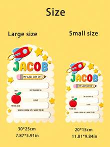 Customizable "Back To School" Commemorative Plaque, Suitable For All Grade Students, Perfect For Back To School, Campus Gifts, Photo Props, Classroom Attendance Tracking, And Parent Souvenirs - Multicolor - View 7