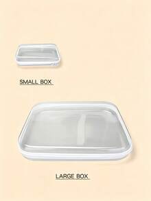 3pcs Transparent Zipper Storage Boxes With Lids - Portable Transparent Storage Boxes With Handles, Durable Travel And Electronic Product Storage, Multi-Size Storage Bags - Multicolor - View 5