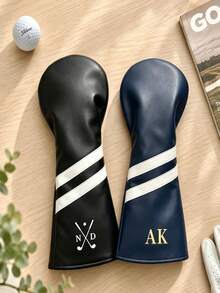 Personalized Golf Club Headcovers, Custom Leather Golf Club Covers, Personalized Golf Club Gifts For Men, Golf Player Gifts, Father, Golf Club Headcovers - Multicolor - View 6