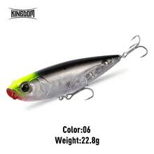 KINGDOM Basstaor 009 Fishing Lure Floating Pencil 110mm 22.8g Floating ABS Hard Bait Bait Z-Dog Walk Built In Noise Rattle Bead Impact Resistant Long Casting Topwater For Seabass Snakehead Peacock Bass - Multicolor - View 11