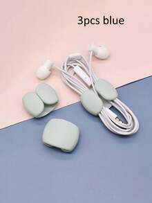 6pcs/12pcs Mixed Desktop Cable Clips Organizer, Office, Travel, Home Universal, Multi-Function Cable Clips, Suitable For Chargers, Earphones, USB Cables, Back To School Season Practical - Multicolor - View 5