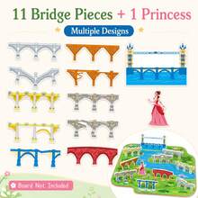hoojojo 12pcs London Bridge Is Falling Down Felt Story Pieces, Nursery Rhyme Sing-Along Teaching Aid, Teacher Classroom Learning Stationery, Storytelling Activity Prop, Back To Study Supply - Multicolor - View 10