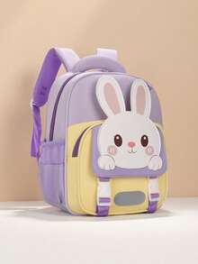 This Stylish Cartoon Bunny And Bear Backpack Is Perfect For , Traveling, Shopping, Attending Parties, And Also Makes A Great Gift For Friends - Multicolor - View 9