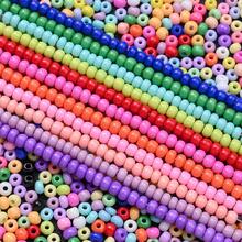 500pcs Mixed Charm Czech Glass Seed Beads Lovely 3mm Abacus Beads For Bracelet Necklace Jewelry Making Diy Earring Accessories - Abacus Beads - View 2