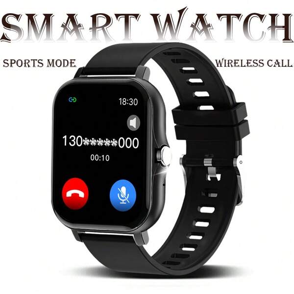 [Smart Watch]1.83吋全觸控HD運動智能手錶，男士手錶，無線通話、簡訊提醒、鬧鐘提醒、多種運動模式、遠程拍照、音樂播放，多功能智能手錶，兼容Android智能手機，也適合女士手錶，新年、情人節、復活節、母親節、父親節、萬聖節、感恩節、聖誕節及其他節日的完美禮物