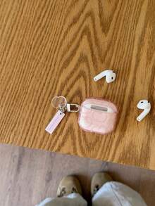 Casing Pelindung Apple Pods 4 Garis Pink Lucu, Kompatibel dengan Pod 3, Casing Earphone Apple Pro Generasi ke-2, Bluetooth Nirkabel Generasi ke-3, Pod Pro Generasi ke-4, dan Generasi ke-5. - Berwarna merah muda - View 5