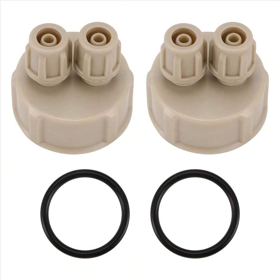 Aquarium Multifunction 2Pc DIY CO2 System Kits Generator Bottle Cap Fish Tank Carbon Dioxide DIY Reactor Quick Screw Cap - View 1