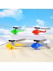 1/5/10/20pcs Airplane Toy Flying Helicopter, 360° Rotating Helicopter Airplane Toy, Suitable For Boys And Girls, Bulk Toy Party Favors Classroom Prizes, Piñata Fillers, Gift Bag Fillers, Random Styles And Colors (Product Requires Self-Assembly) - Multicolor - View 9
