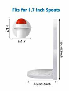 2pcs Universal Laundry Detergent Drip Cup Holder, Anti-Drip Anti-Leak Laundry Soap Softener Bottle Holder Storage Organizer, Prevent Liquid Dripping And Staining, Home Laundry Room Cleaning Storage Tool - Multicolor - View 8