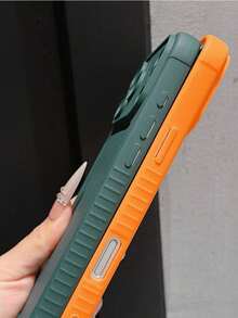 CteGlodrix Casing Ponsel TPU Lembut Ultra Tipis, Kompatibel dengan iPhone 17 16 15 14 13 12 11 Pro Max Plus, Perlindungan Penuh Lensa Sentuh Ramah Kulit, Tahan Guncangan dan Anti Jatuh, Casing Pelindung Ponsel dengan Sentuhan Silikon - Jeruk - View 8