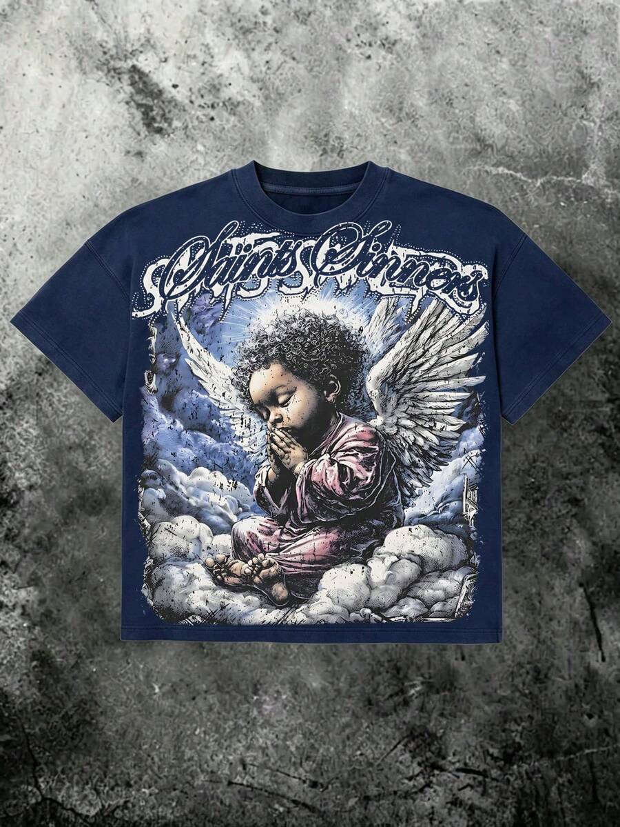 Women T-Shirts - 藏蓝色 - 查看 1