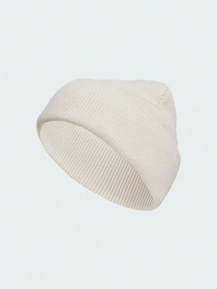 Adidas Unisex SPW NEWY BEANIE Casual Versatile Solid Color Knitted Hat KS0306 - Beige - View 1