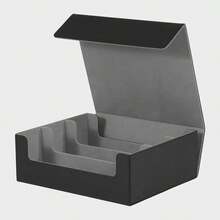 1800pcs Card Slot New Multifunctional Card Storage Box 3-Row With Window Diamond Pattern Leather Card Box Game Card Box Card Storage Box Best Quality Gift - Multicolor - View 10
