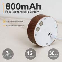 1/2pcs LED Wall Mounted Art Light, Battery Powered Wall Picture Light, Smart Magnetic Wireless Wall Lamp, Home Decor Wall Spotlight, Touch Dimmable, 3 Lighting Modes, Suitable For Framed Artwork And Portrait Lighting Display - Multicolor - View 12