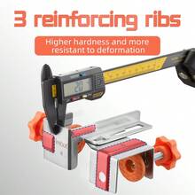 Imbot Stainless Steel Side-Mount Drawer Clips, Inner & Outer Edge Support, Left + Right 2 Pieces Set, Stainless Steel Material, Drawer Board Installation Aid, Suitable For Woodworking - A - View 9