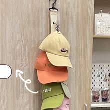1pc-Decorative Hat Clip, Entryway Wall Hanging Hook, Baseball Cap Storage Rack, Door Back No-Drill Hat Storage Hook. Hat Storage, Accessory Storage. - Multicolor - View 8