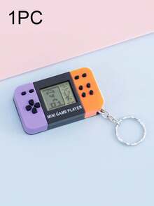 1pc Vintage Mini Black & White Game Console Keychain, Mini Game Console Pendant, Halloween, Christmas Gift, Bag Charm, Pendant, Birthday Gift (Button Battery Powered) - Multicolor - View 20