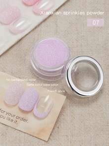 Baoshiman Glitter Fino Sonhador, Pó Decorativo de Glitter Multicolorido Ultra Brilhante, Acessórios Portáteis para Arte de Unhas, Múltiplas Cores Disponíveis, Adequado para Arte de Unhas DIY - Multicolorido - Visão 10