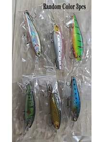 1/3/5pcs Floating Surface Minnow Lure, Bionic Bait For Freshwater And Saltwater Long Cast Fishing - Multicolor - View 17