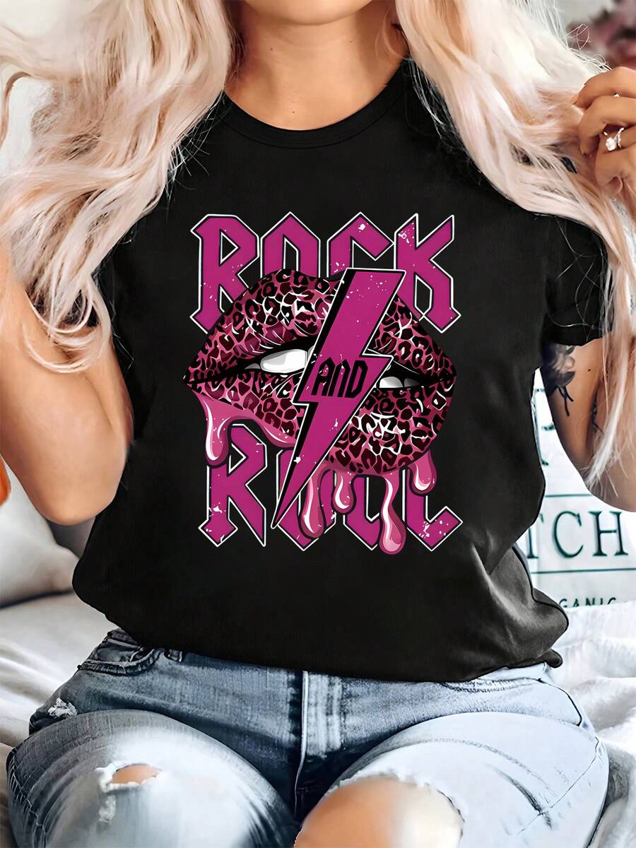 Women T-Shirts - 黑色 - 查看 1