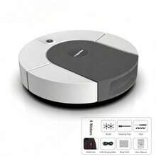 Smart Robot Vacuum Cleaner, Automatic Self-Cleaning Sweep And Mop All-In-One Home Cleaning Machine, Large Water Tank, 300ml Large Dust Bin, Child Lock Function, Fast Charging, Intelligent Noise Reduction - Smart Ultra-thin Robot Vacuum - View 9