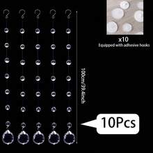 10Pcs 1m Acrylic Pineapple Bead Hanging Curtain, Suitable For Wedding, Birthday, Daily Home Decor - Beaded Door Curtain - View 6
