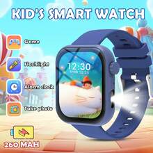 Reloj Inteligente Universal para Niños de 1.83 Pulgadas | Admite Llamadas, Notificaciones de Mensajes, Modos Deportivos, Pronóstico del Tiempo, Álbum de Crecimiento, Juegos, Calculadora/Calendario/Linterna LED | Regalo Perfecto para Niños y Niñas - Multicolor - Ver 14