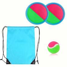 Adult Catch Ball Set With Storage Bag, 4-Piece Set - Beach Toys, Pool Toys, Yard Games - Classic Gift For The Whole Family - Suitable For Adults/Families As Easter Gift - Multicolor - View 10