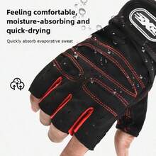 LINGPENG Breathable & Non-Slip Weightlifting Gloves, Gym Dumbbell & Strength Training Gear, Unisex Cycling Sports Accessories - Multicolor - View 10