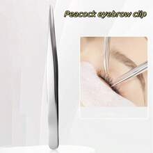 5PCS High Precision Lash Extension Tweezers Polished Stainless Steel Smooth Surface Tight Alignment Tips Ideal For Classic Volume Eyelash Application Salon Daily Beauty Grooming Supplies - C-Silver - View 8