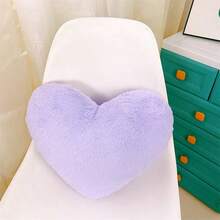1PC Heart-Shaped Plush Pillow, Soft And Fluffy, Sofa Bed Decorative Pillow, Heart Pillow, Heart Pillow, Room Decor, Home Decor, Living Room Decor - Multicolor - View 15