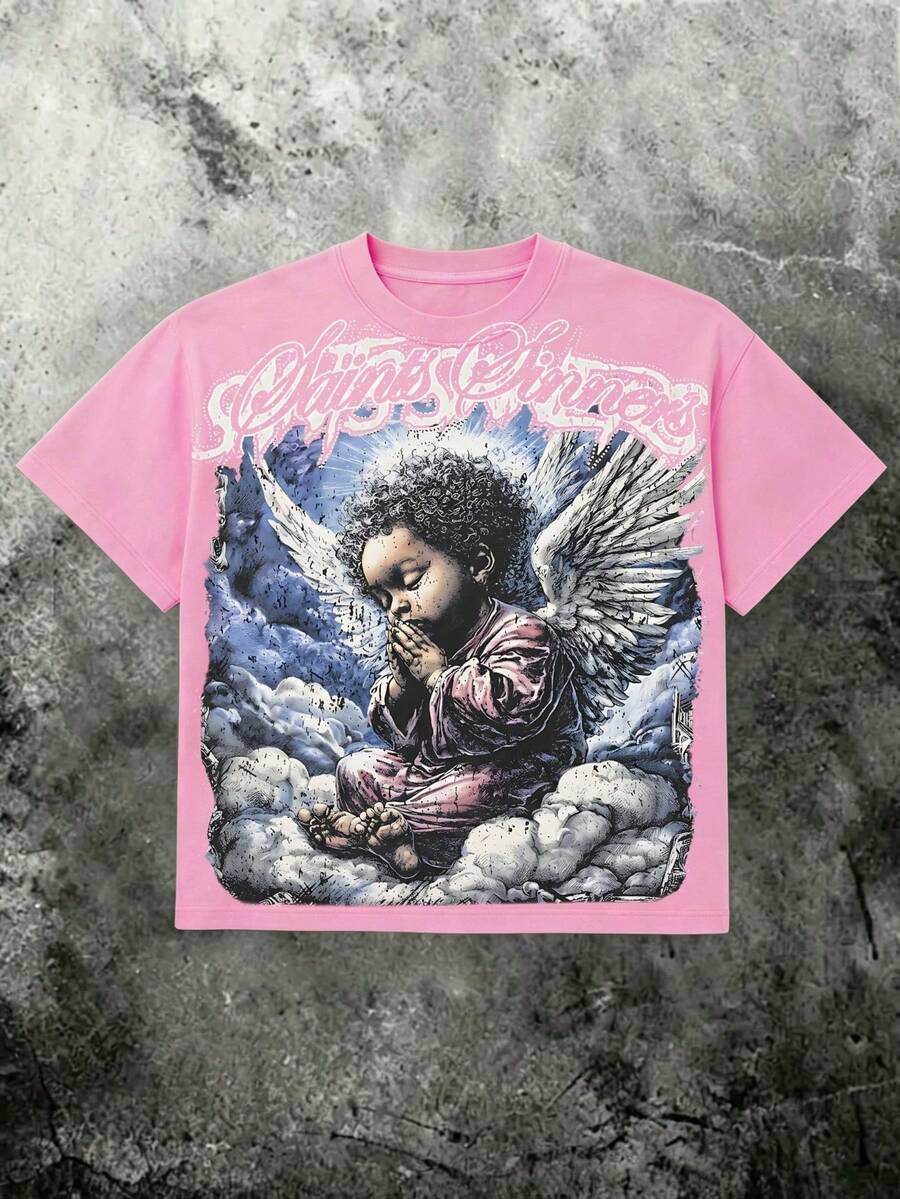 Women T-Shirts - 粉色 - 查看 1