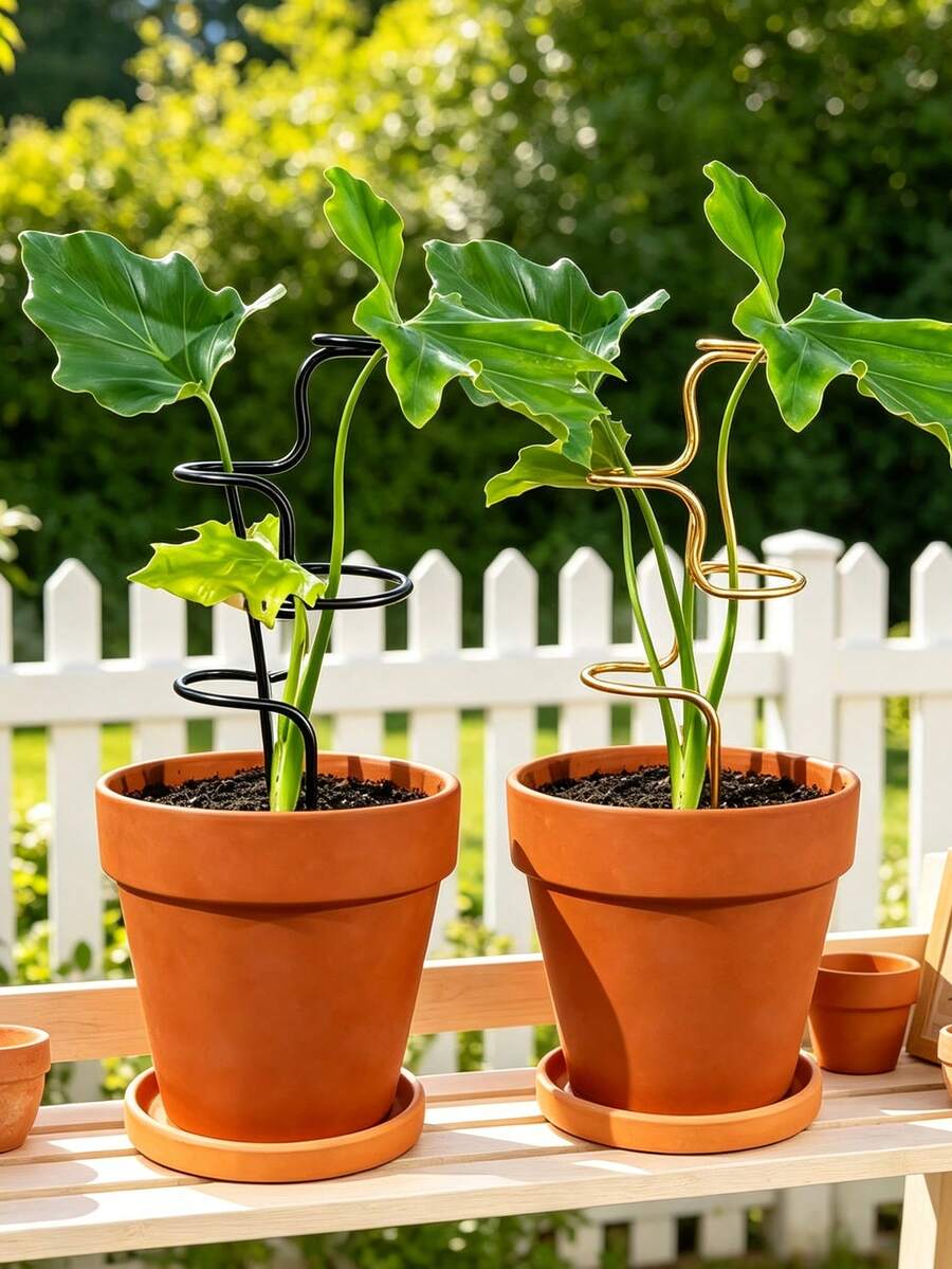 Plant Support Stakes – Durable Garden Supports For Flowers And Greenery – Suitable For Flowers And Herbs – 12.6-Inch (Approx. 32 Cm) – Ideal For Indoor And Outdoor Plants – Easy-To-Use Support Structure – Enhanced Stability
