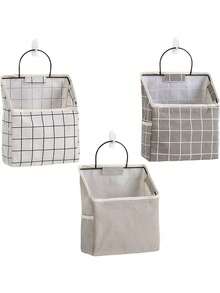 Tas Penyimpanan Gantung Portabel, Organizer Saku Kain Multi-Lapisan Hemat Ruang, Penyimpanan Mudah, Cocok Untuk Asrama, Rumah, Dapur, Kamar Tidur, Kamar Mandi, Perlengkapan Perjalanan, Dekorasi Rumah - MultiWarna - View 2
