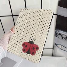 黑色波點瓢蟲平板保護翻蓋保護殼，附筆槽，相容 iPad 10代 Smart Case/11(A16 2025)/相容 Galaxy S9/S7/S10+/相容 /相容 - 彩色 - 查看 6