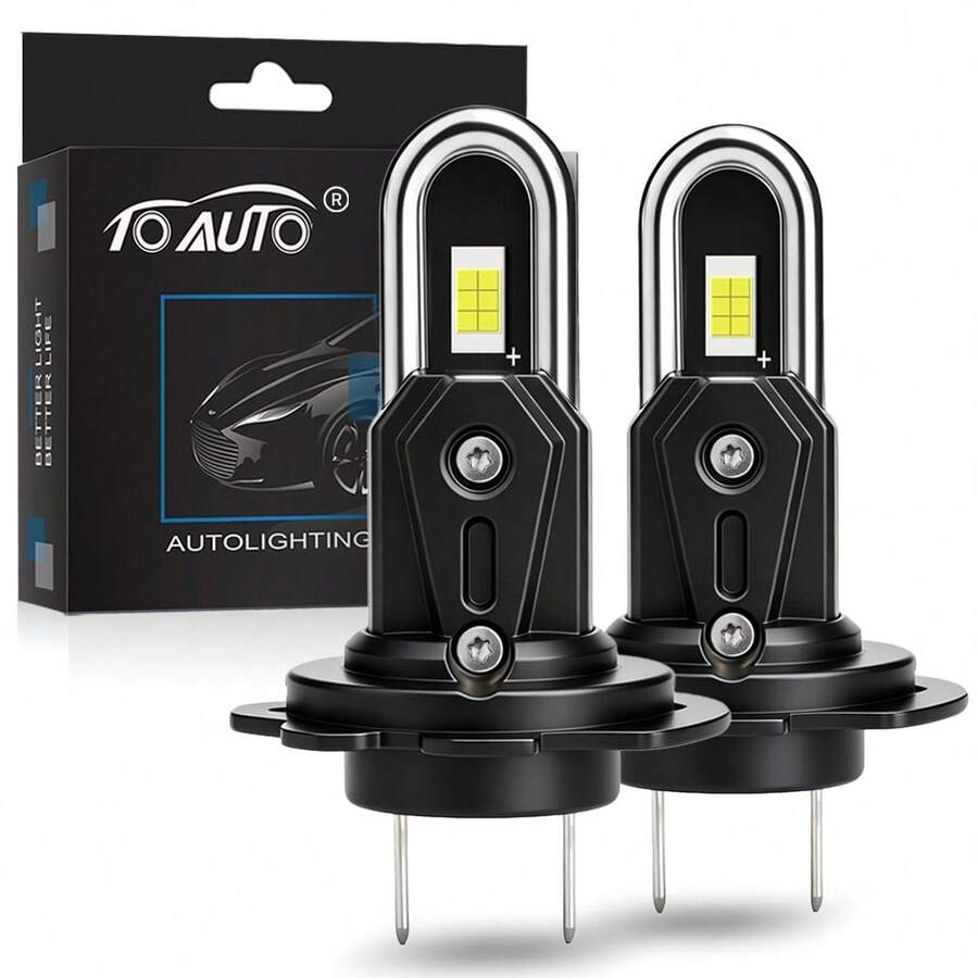 TOAUTO 2PCS HB3 9005 LED Light Blubs 70W 15000LM H7 H11 Canbus Car Headlight Lamp 6000K CSP Chips Auto Headlight Turbo Lights Fog Lamps 12V