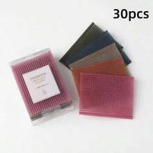10pcs Seamless Magic Hair Clips - Strong Adhesive Bangs Clips, Portable Barber Hair Clips, Easy Styling, Hair Clips, Magic Hook And Loop Clips, Hair Clips - Multicolor - View 21