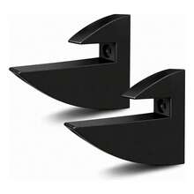 Kit 30 Suportes Tucano MDF 15mm Fixador Invisível Para Prateleira Preto e Branco - Branco - Visão 11