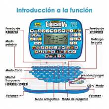 Mini Laptop Educativo De Español/inglés De Juguete Para Niño - Rosa Roja - Ver 3