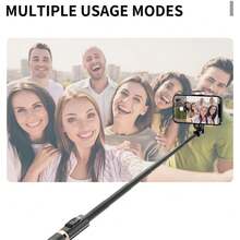2025 New Bluetooth Selfie Stick, Foldable Wireless Tripod With Bluetooth Shutter, Monopod For Live Streaming And Photography - View 6