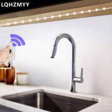 LQHZMYY 1pc Gesture Sensor LED Light Strip, With Hand Sweep Sensor Switch, No Touch Required, Gesture Wave To Light Up, Suitable For Kitchen Cabinet Lighting, Wardrobe Closet Sewing Machine Fill Light, Live Streaming Mirror Background TV Background Fill Light, Space Main Image, Christmas Holiday Decoration - Touchless Sensor - View 10