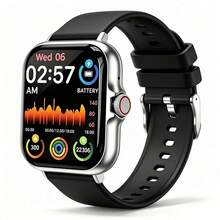 NcmRyu 1.83 Inch Full Screen Smart Watch, Compatible With IOS And Android Phones, (Call/Answer Calls), With Multiple Sports Modes/Massive Watch Faces/Built-In Games/AI Voice Control/Unisex Sports Watch - View 12