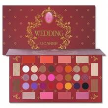 UCANBE Eyeshadow Palette, 36 Colors Matte Glitter Shimmer Eyeshadow Highlighter Contour Blush Powder, High Pigment Long-Lasting Waterproof, Suitable For Wedding, Celebration And Daily Use - Multicolor - View 8