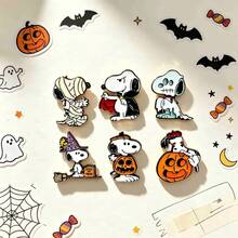 1pc 2026 New Snoopy Halloween Brooch, Fun Casual Accessory Suitable For Clothing, Pencil Case, Bag Decoration, Small And Unique, Surprise Gift For Friends And Family (Random Style) - Multicolor - View 2
