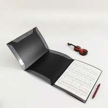 A4 Size 6-Page Continuous Music Score Folder, Colorful Performance Material Folder, Expandable Piano Sheet Music Folder, PP Waterproof Material, Suitable For Art Display, Music Score Folder, Daily Practice, Instrument Exam, Music Classroom, Music Gift - Multi-color - Tri-fold - View 6
