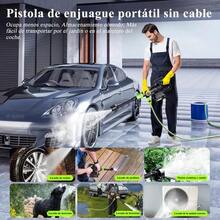 Pistola Para Hidrolavadora Portátil Eléctrica Inalambrica 6 en 1 Kit incluido Adeske - Verde - Ver 8