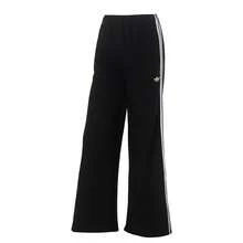 Adidas New Clover Women's Loose Straight-Leg Wide-Leg Knit Pants - Black and White - View 9